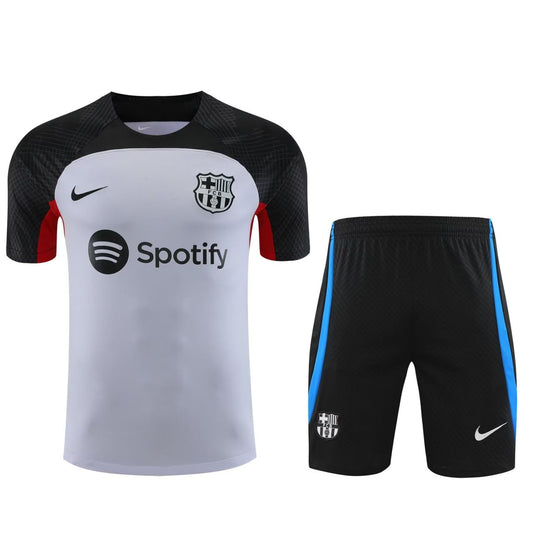 KIT TRAINING FC BARCELONA NOIR/BLANC 2023/2024