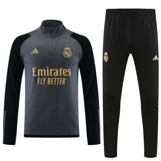 SURVÊTEMENT HAUT/BAS REAL MADRID GRIS 2023/2024